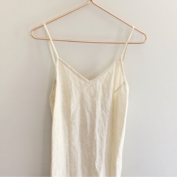 Solid & Striped Sloane Stephens The Elizabeth Dress Linen Midi - Picture 4 of 11